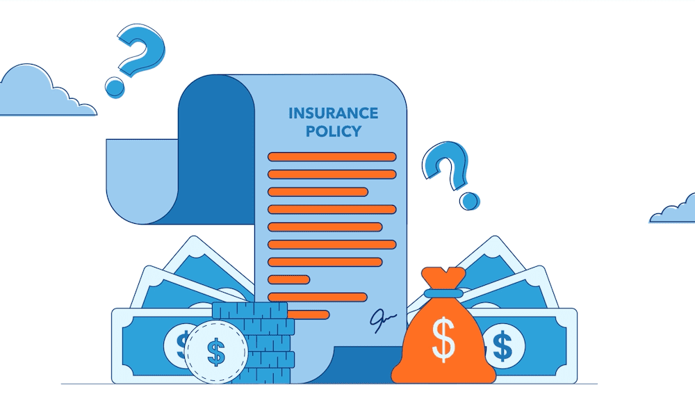 Why insurance premiums are increasing - illustration of bill and money